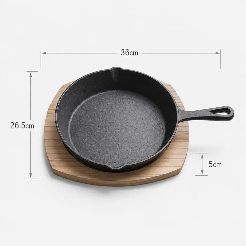 Extra Large 25 cm + Wooden Trivet