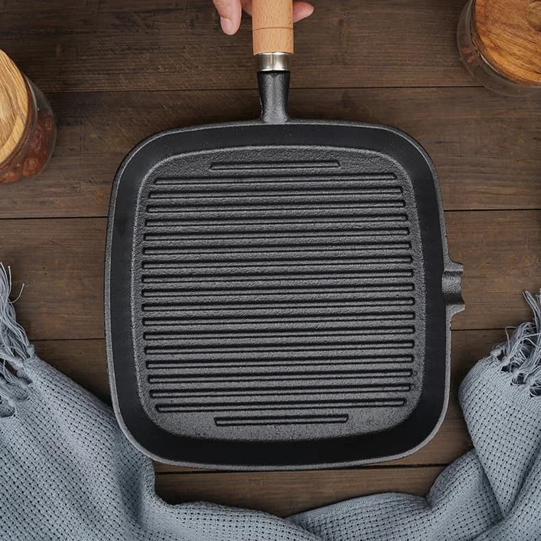 Cast Iron Steak Grill Pan