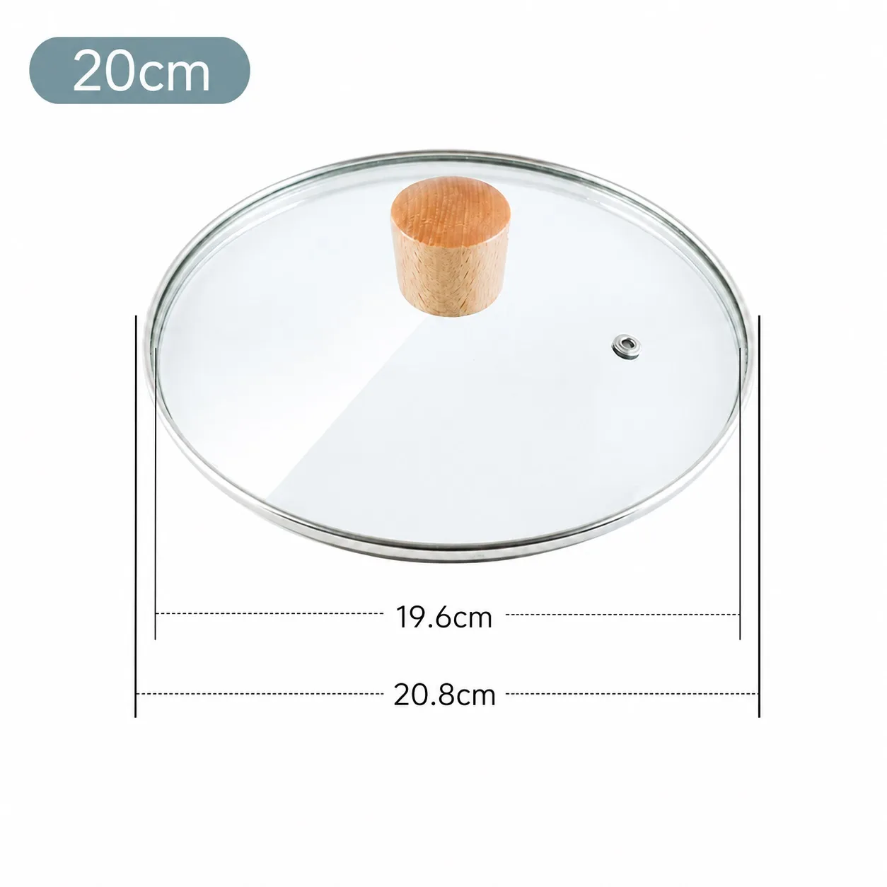 20cm (fits pot Ø 19.6-20.8cm)